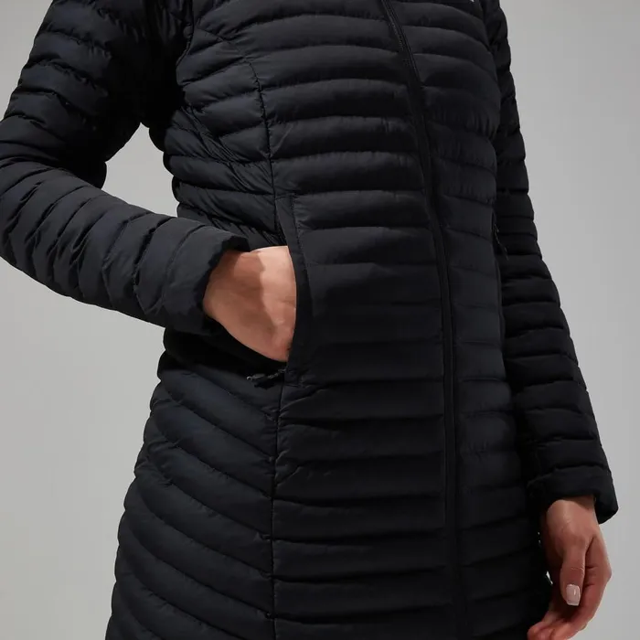 Insulated Women Berghaus Nula Micro Jacket Long 8211 Black