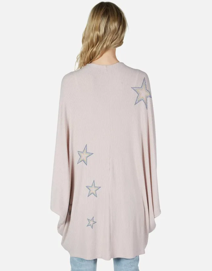 Isla Rainbow Outline Stars Blush Women Lauren Moshi Sweaters and Knits