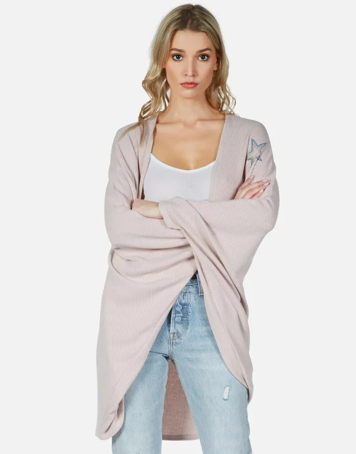 Isla Rainbow Outline Stars Blush Women Lauren Moshi Sweaters and Knits