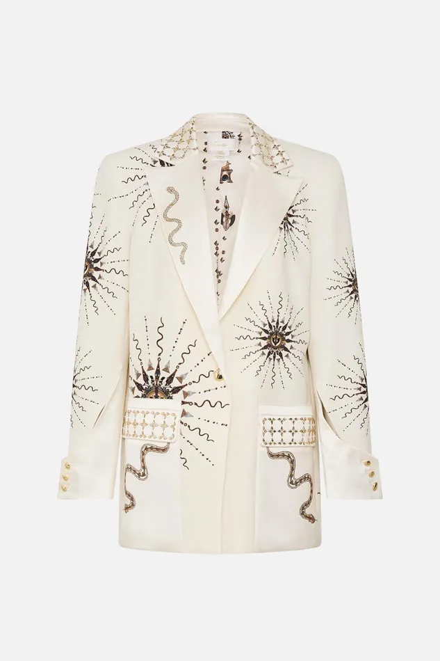 JACKET WITH SLEEVE CUT OUT DETAIL GODDESS ENERGY Goddess Energy Womens Camilla Jackets