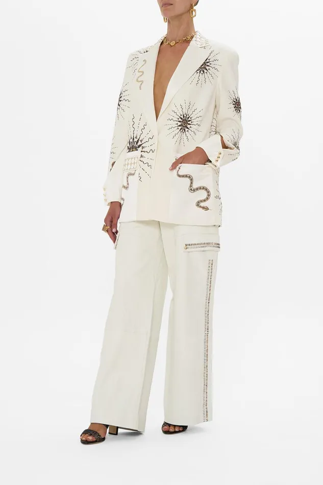 JACKET WITH SLEEVE CUT OUT DETAIL GODDESS ENERGY Goddess Energy Womens Camilla Jackets