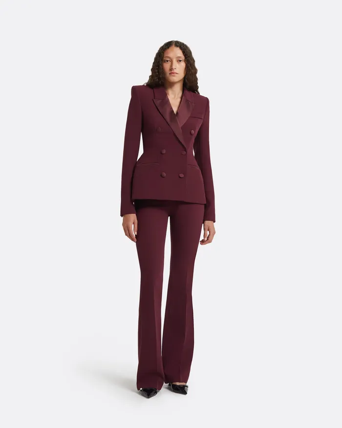 Jackets and Coats Gulsen Wine Jacket Wine Safiyaa Women
