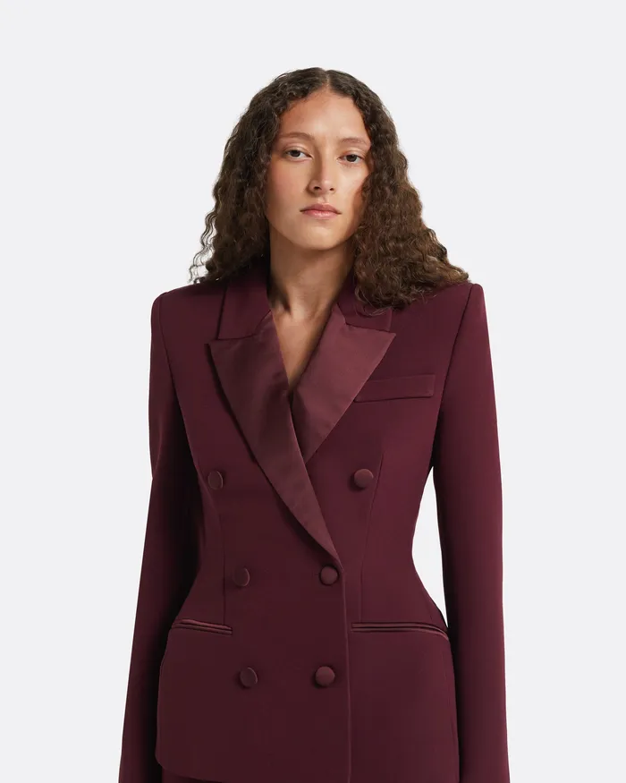 Jackets and Coats Gulsen Wine Jacket Wine Safiyaa Women