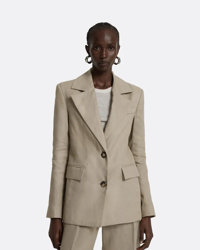 Jackets and Coats Safiyaa Women Solaris Stone Jacket Stone