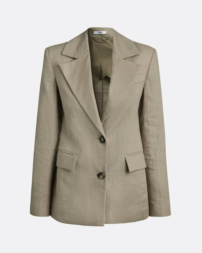 Jackets and Coats Safiyaa Women Solaris Stone Jacket Stone