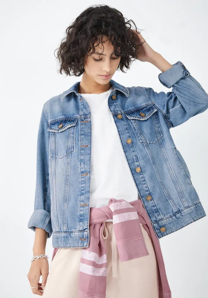 Jackets and Coats Women Hush Carys Denim Jacket Light Blue