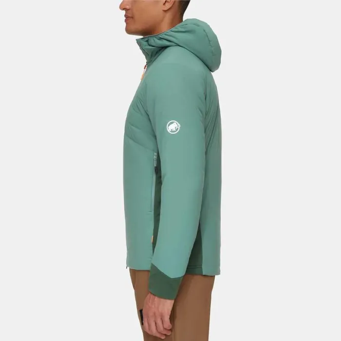 Jackets and Vests Men Mammut Rime Light IN Flex Hooded Jacket Dark Jadewoods Jackets and Vests Men Mammut Rime Light IN Flex Hooded Jacket Dark Jadewoods