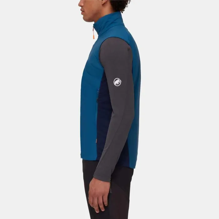 Jackets and Vests Men Mammut Rime Light IN Flex Vest Deep Icemarine Jackets and Vests Men Mammut Rime Light IN Flex Vest Deep Icemarine
