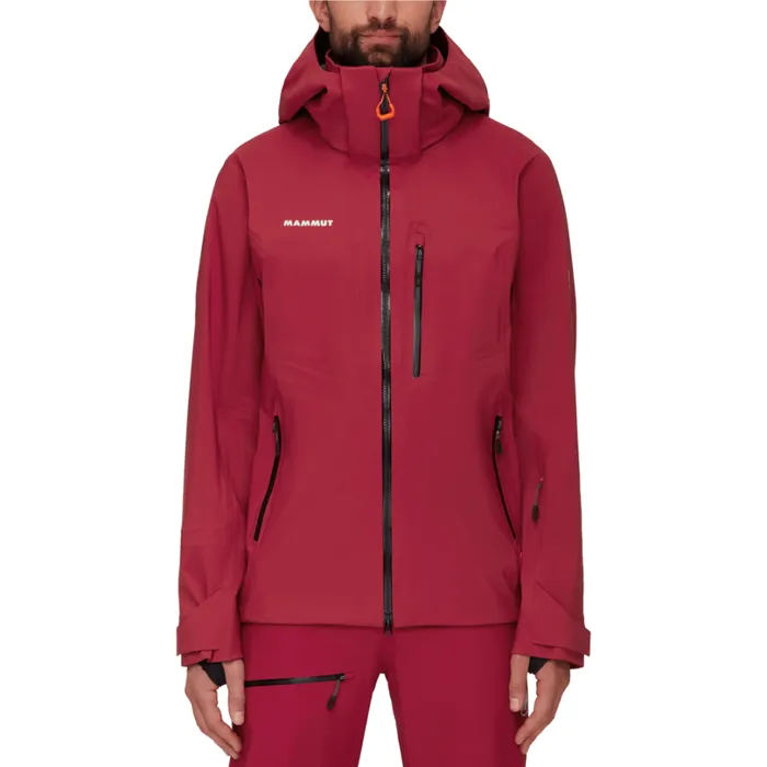 Jackets and Vests Men Mammut Stoney HS Jacket Blood Redblack Jackets and Vests Men Mammut Stoney HS Jacket Blood Redblack