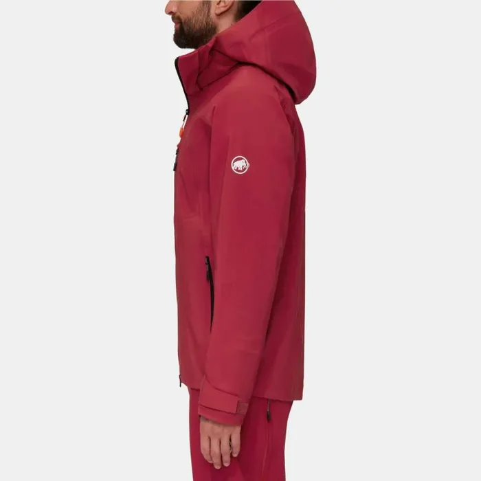 Jackets and Vests Men Mammut Stoney HS Jacket Blood Redblack Jackets and Vests Men Mammut Stoney HS Jacket Blood Redblack