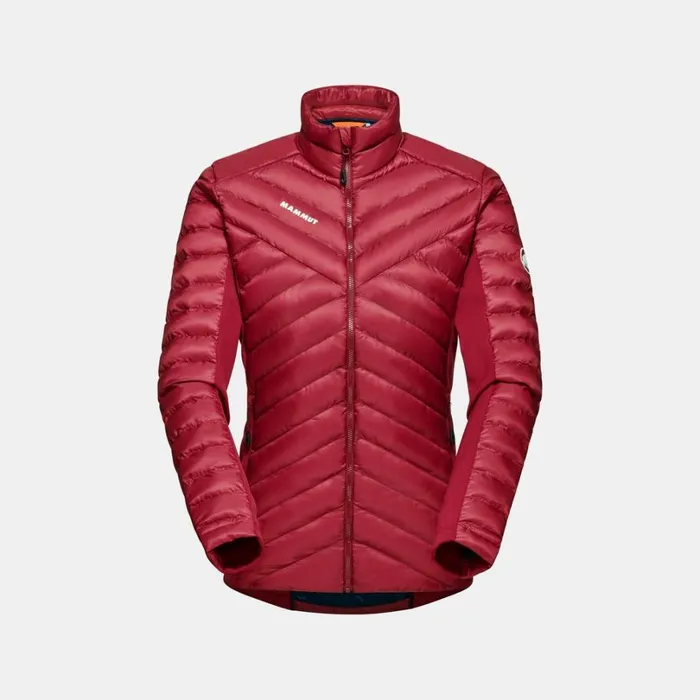 Jackets and Vests Women Mammut Albula IN Hybrid Jacket Blood Red