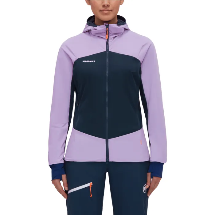 Jackets and Vests Women Mammut Taiss IN Hybrid Hooded Jacket Supernovamarine Jackets and Vests Women Mammut Taiss IN Hybrid Hooded Jacket Supernovamarine