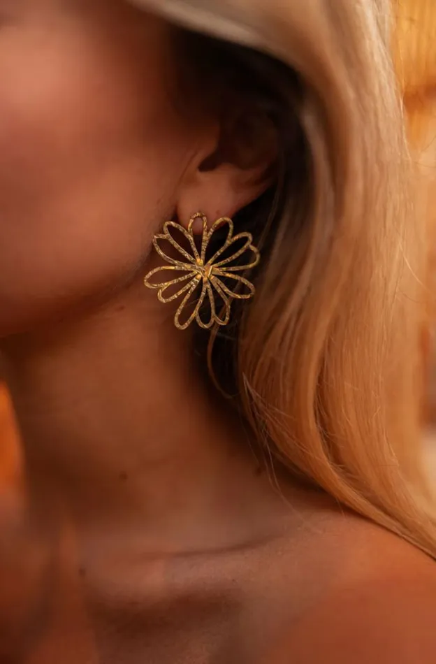 Jewelry and Accessories Earrings Easy Clothes Golden Djena Earrings