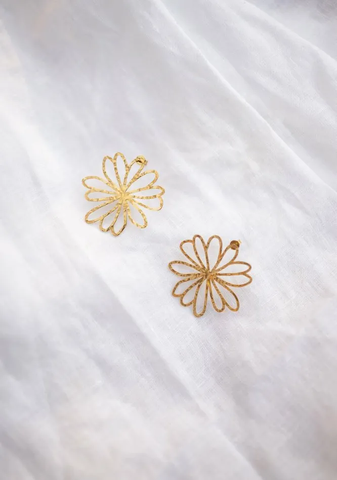 Jewelry and Accessories Earrings Easy Clothes Golden Djena Earrings Jewelry and Accessories Earrings Easy Clothes Golden Djena Earrings