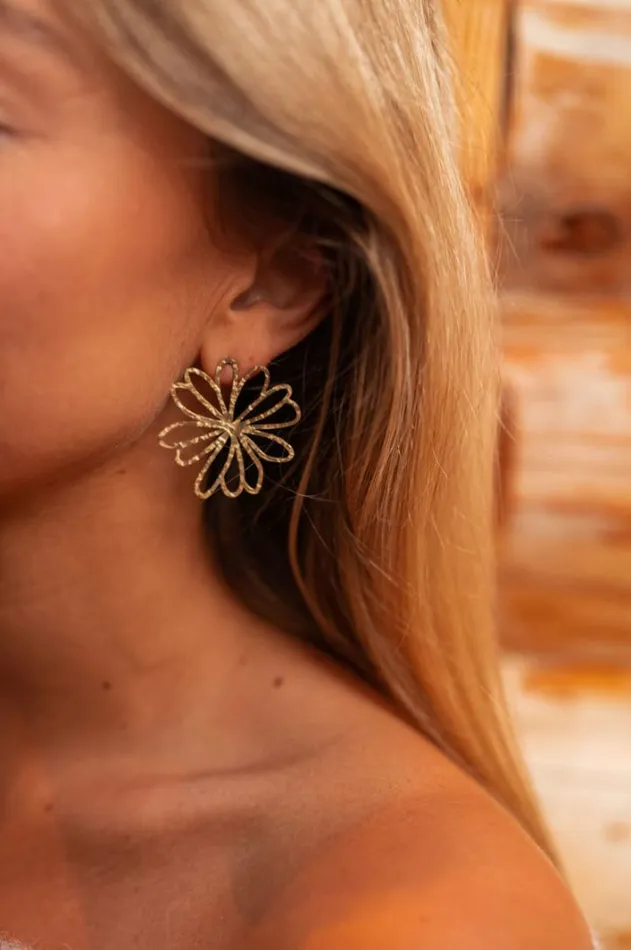 Jewelry and Accessories Earrings Easy Clothes Golden Djena Earrings Jewelry and Accessories Earrings Easy Clothes Golden Djena Earrings