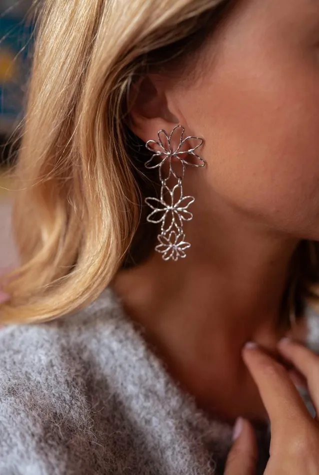 Jewelry and Accessories Earrings Easy Clothes Silvery Amiel Earrings Silvery