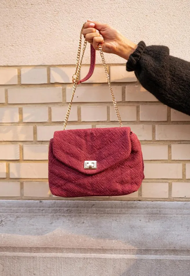 Jewelry and Accessories Handbags Easy Clothes Burgundy Linen Marie Bag Jewelry and Accessories Handbags Easy Clothes Burgundy Linen Marie Bag