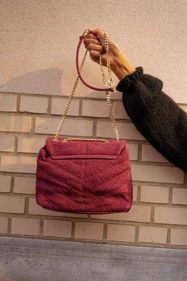 Jewelry and Accessories Handbags Easy Clothes Burgundy Linen Marie Bag Jewelry and Accessories Handbags Easy Clothes Burgundy Linen Marie Bag