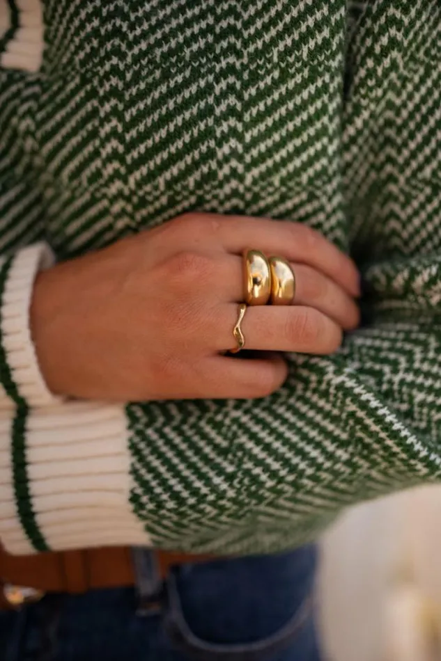 Jewelry and Accessories Rings Easy Clothes Golden Nils Ring