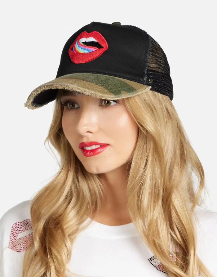 Jilly Candy Lip Blackcamo Women Lauren Moshi Hats