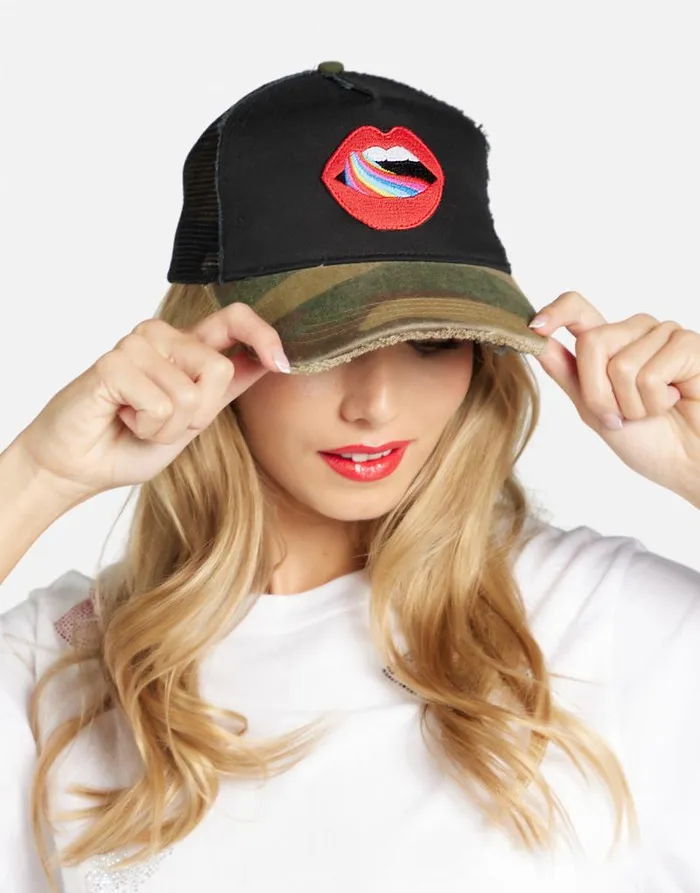 Jilly Candy Lip Blackcamo Women Lauren Moshi Hats