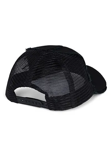 Jilly Crystal Biting Lip Black Women Lauren Moshi Hats