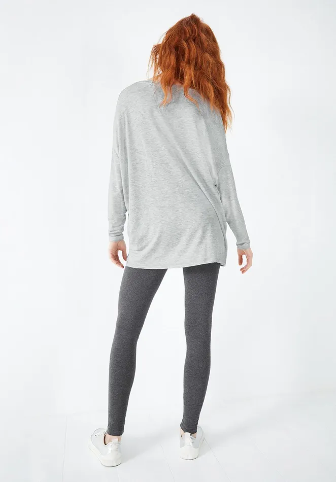 Joggers and Leggings Women Hush Essential Leggings Charcoal Marl