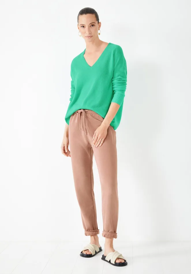 Joggers and Leggings Women Hush Lindsey Washed Joggers Otter Brown