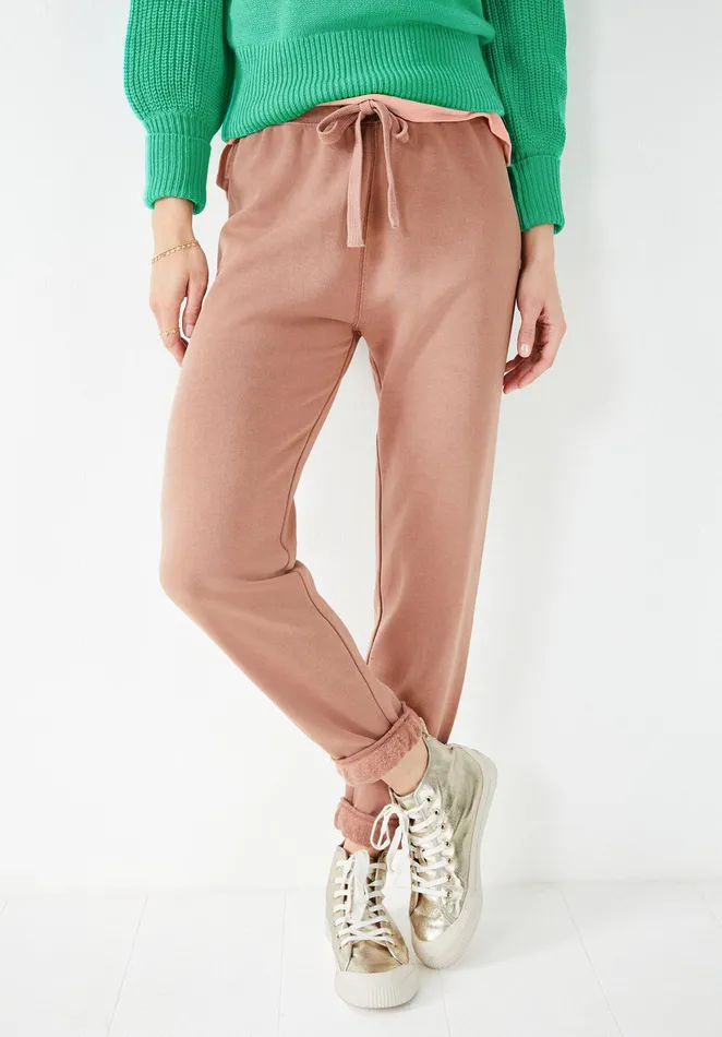 Joggers and Leggings Women Hush Lindsey Washed Joggers Otter Brown