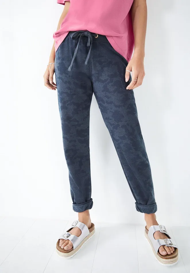Joggers and Leggings Women Hush Morgan Printed Joggers Midnight Blue Camo