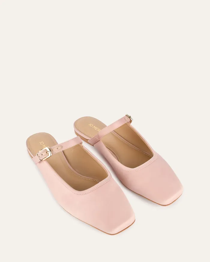 jomercer Sammy dress flats blush satin Women DRESS jomercer Sammy dress flats blush satin Women DRESS