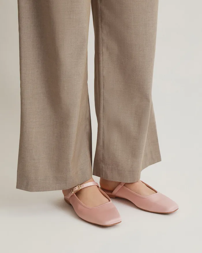 jomercer Sammy dress flats blush satin Women DRESS jomercer Sammy dress flats blush satin Women DRESS
