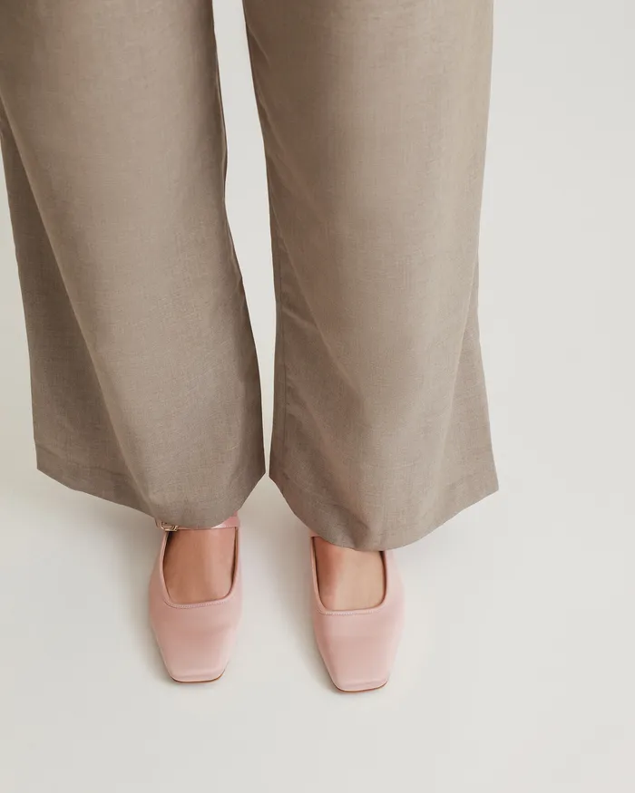 jomercer Sammy dress flats blush satin Women DRESS jomercer Sammy dress flats blush satin Women DRESS
