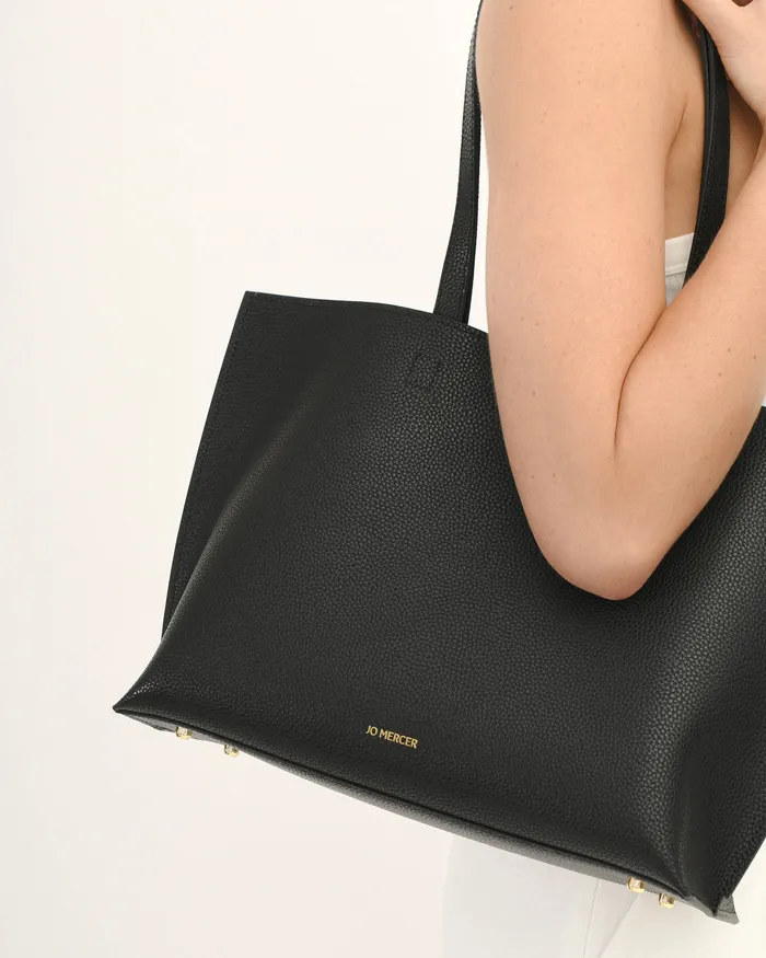 jomercer TOTES Women Ramona tote bag black leather jomercer TOTES Women Ramona tote bag black leather