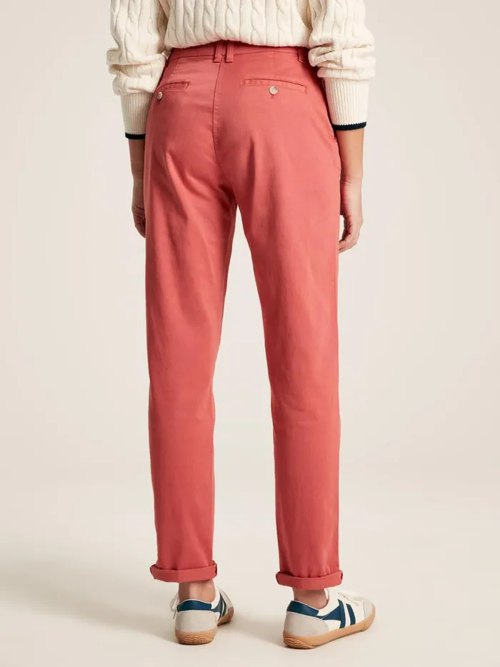 Joules Trousers and Leggings Women Pink Chino Trousers