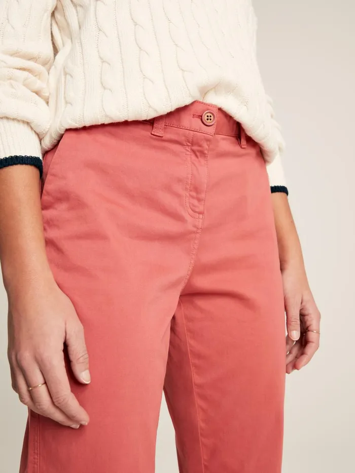 Joules Trousers and Leggings Women Pink Chino Trousers