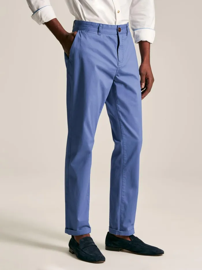 Joules Trousers Men Purple Slim Fit Chinos