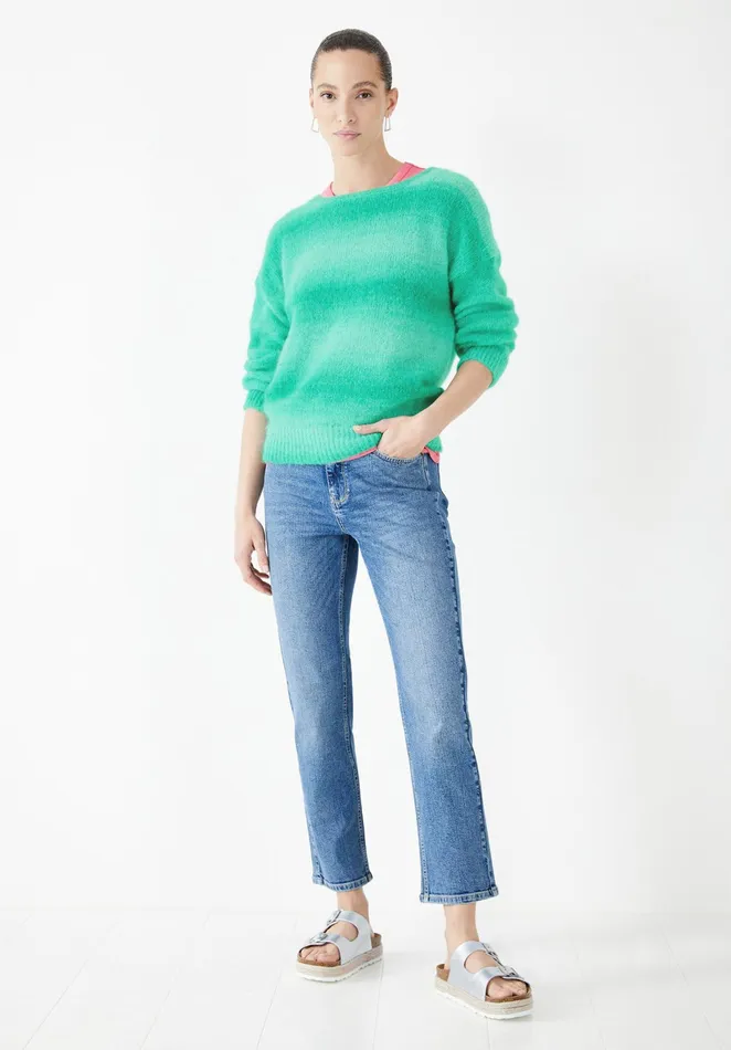 Jumpers and Cardigans Women Hush Elwood Ombre Jumper Seafoam Green