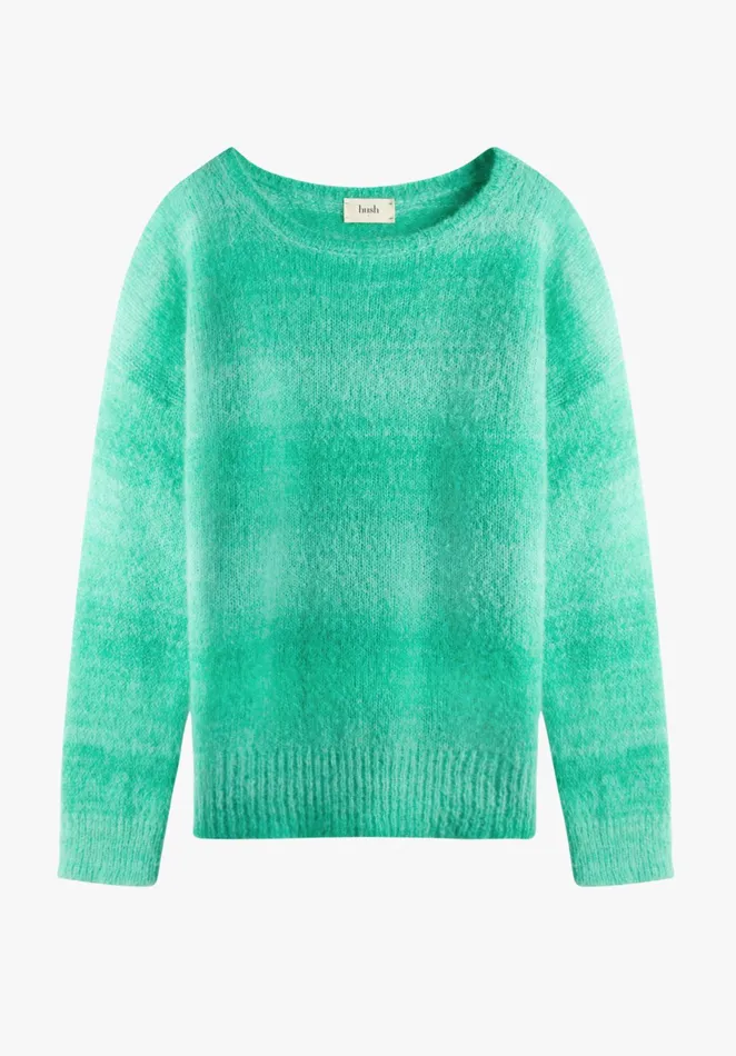 Jumpers and Cardigans Women Hush Elwood Ombre Jumper Seafoam Green