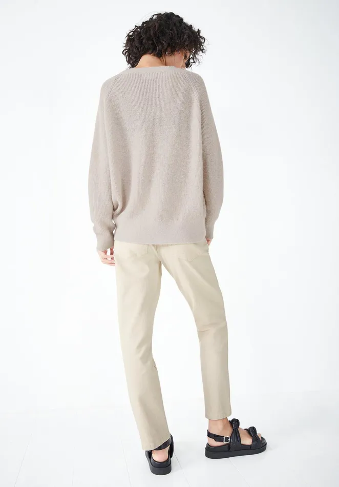 Jumpers and Cardigans Women Hush Jade VNeck Henley Jumper Moonshine