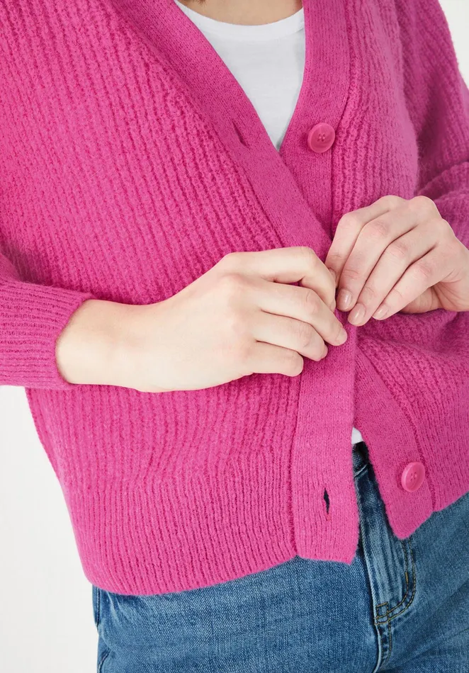 Jumpers and Cardigans Women Hush Margot Cardigan Vibrant Pink