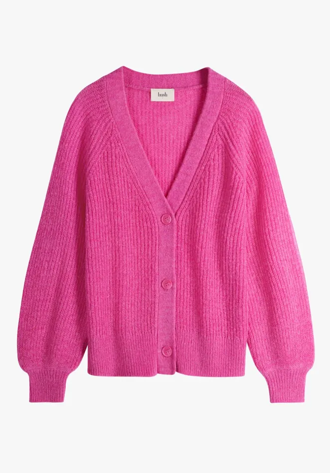 Jumpers and Cardigans Women Hush Margot Cardigan Vibrant Pink