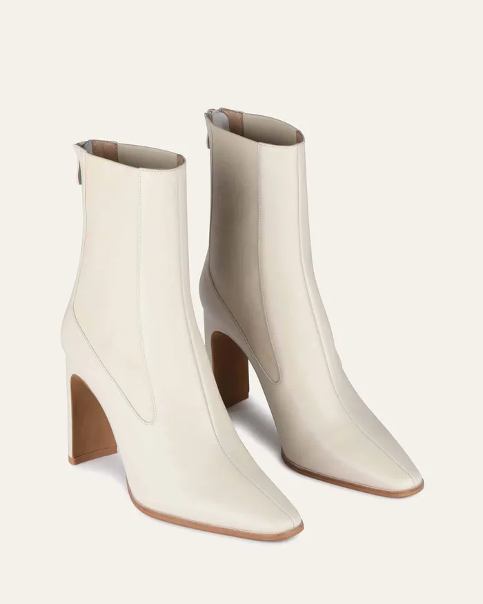 June high ankle boots off white leather HIGH BOOTS jomercer Women June high ankle boots off white leather HIGH BOOTS jomercer Women