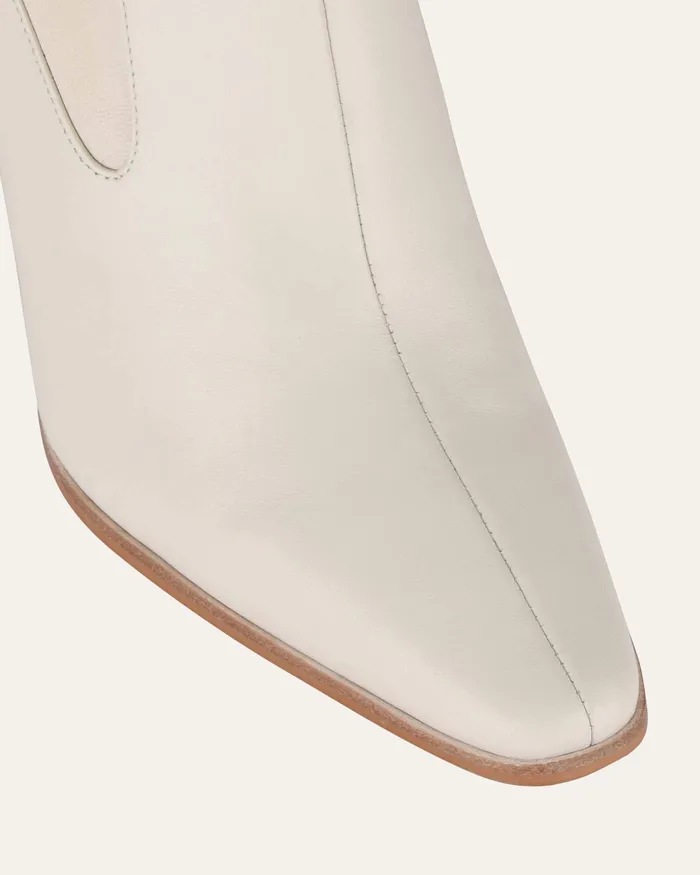 June high ankle boots off white leather HIGH BOOTS jomercer Women June high ankle boots off white leather HIGH BOOTS jomercer Women
