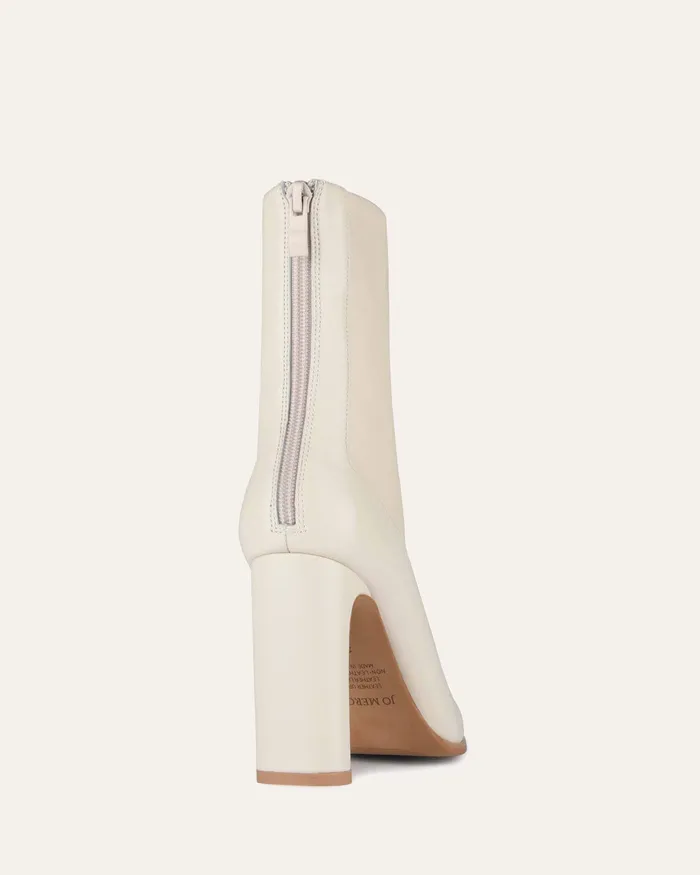 June high ankle boots off white leather HIGH BOOTS jomercer Women June high ankle boots off white leather HIGH BOOTS jomercer Women