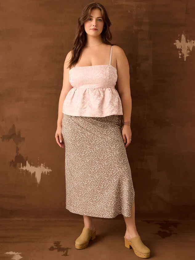 Kassidy Floral Midi Skirt Brownivory Women Altar039d State Bottoms