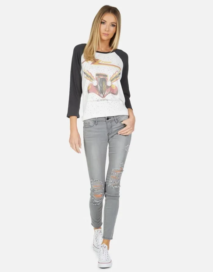 Kenya ZZ Top Eliminator Milkonyx Women Lauren Moshi Short Sleeve