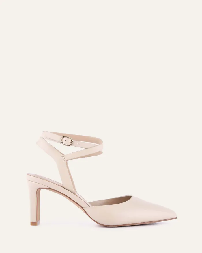 Khloe mid heels sand leather MID HEELS jomercer Women