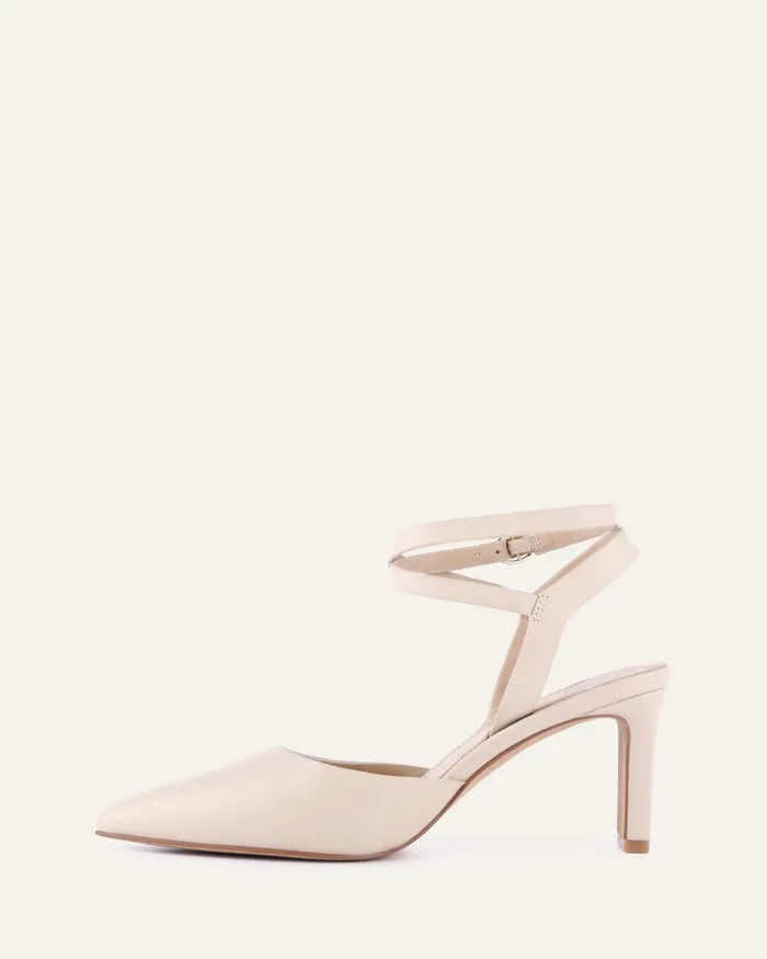 Khloe mid heels sand leather MID HEELS jomercer Women Khloe mid heels sand leather MID HEELS jomercer Women