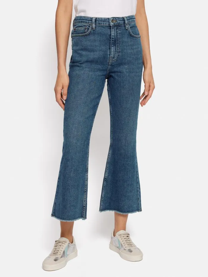 Kick Flare Jean Vintage Mid Blue Women Jigsaw Denim